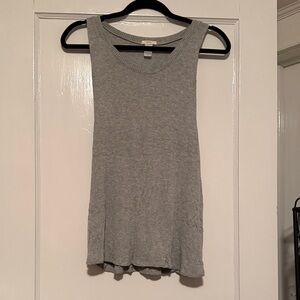 Eberjey Gray Sleeveless Ribbed Women's Top